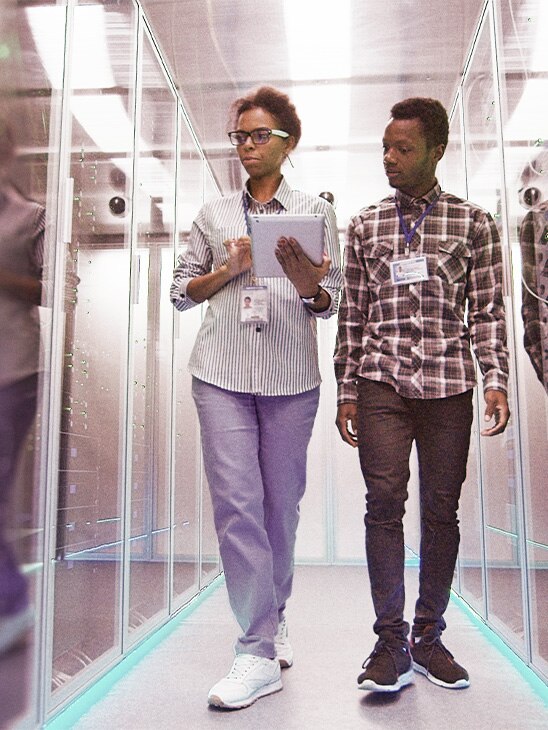 Man looking at phone